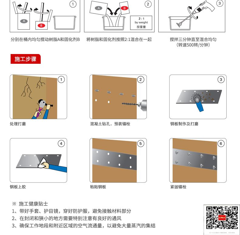 包钢普格粘钢加固施工过程